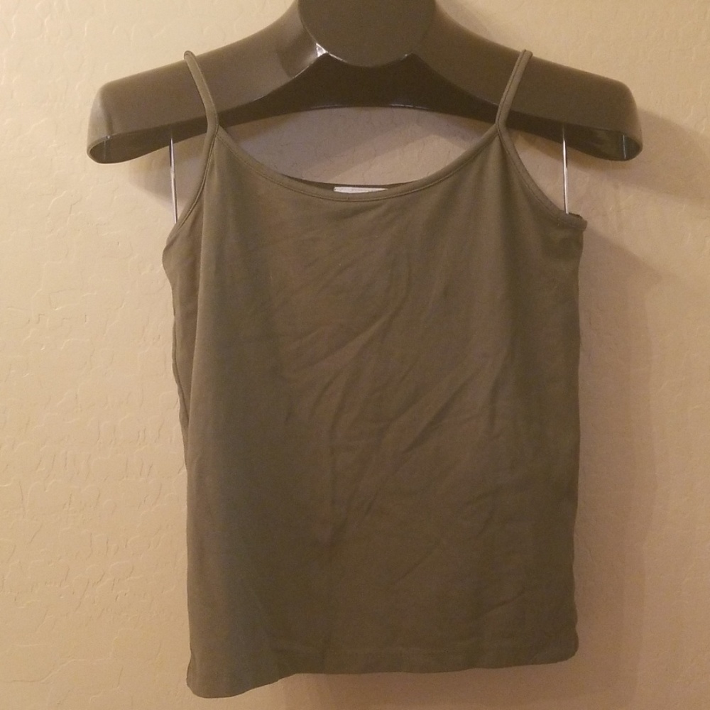 Dark green tank top
